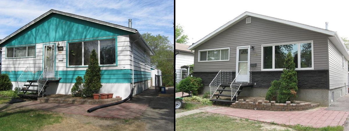 Regina Window and Exterior Before and After Nextstone Saskatchewan