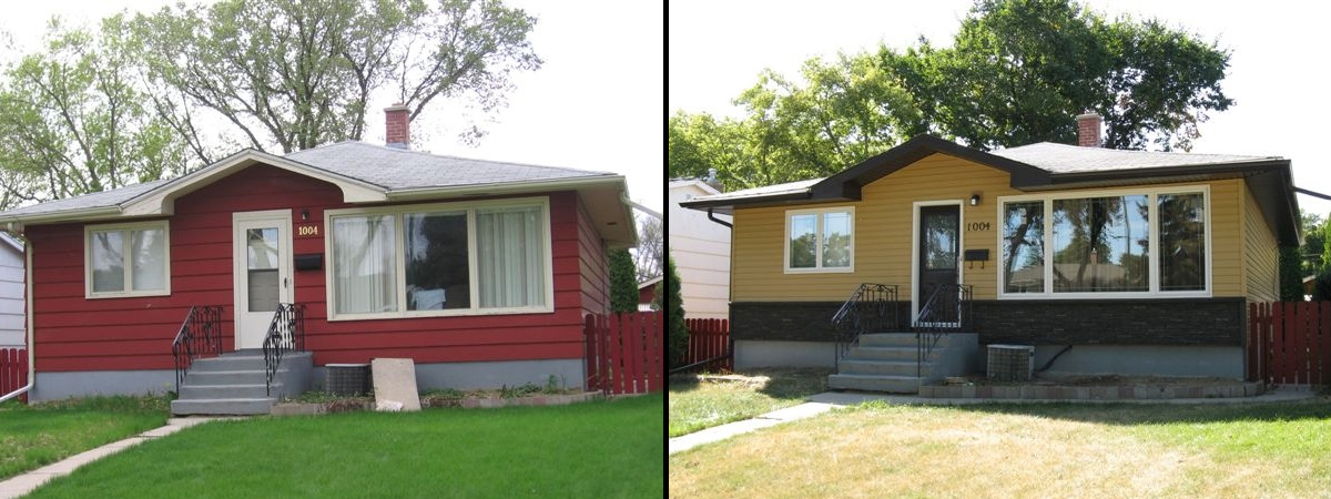 Regina Before and After Siding